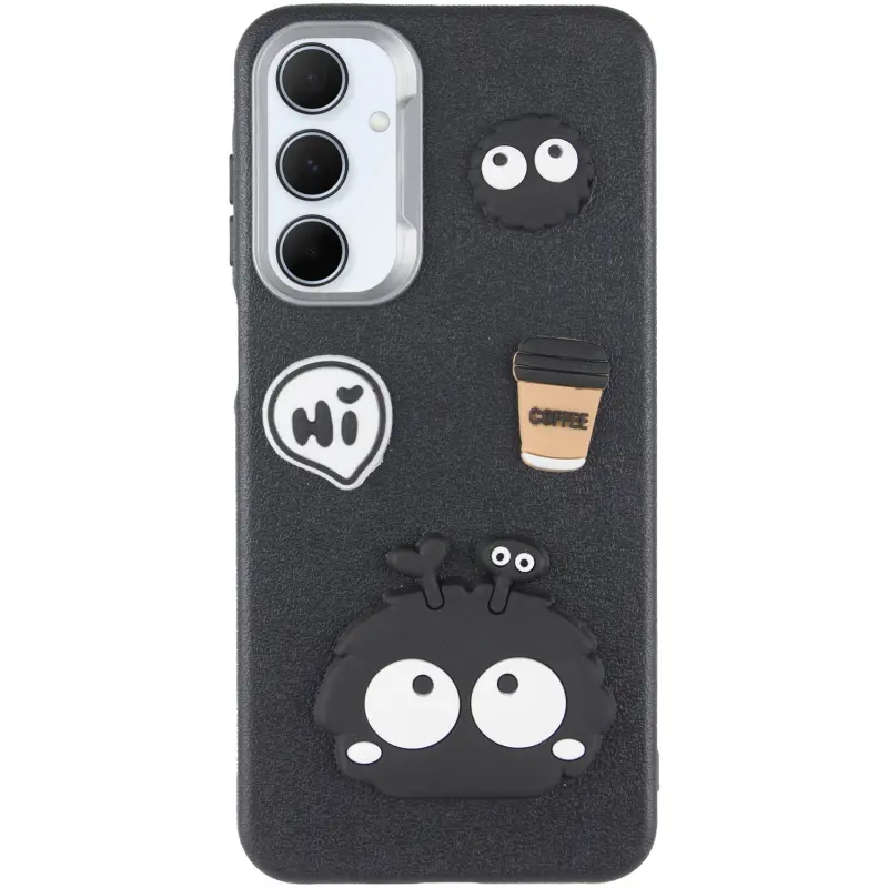 Чехол TPU Leather Toys для Samsung Galaxy S24 FE, Monster / Black 2, TPU, купить оптом с доставкой