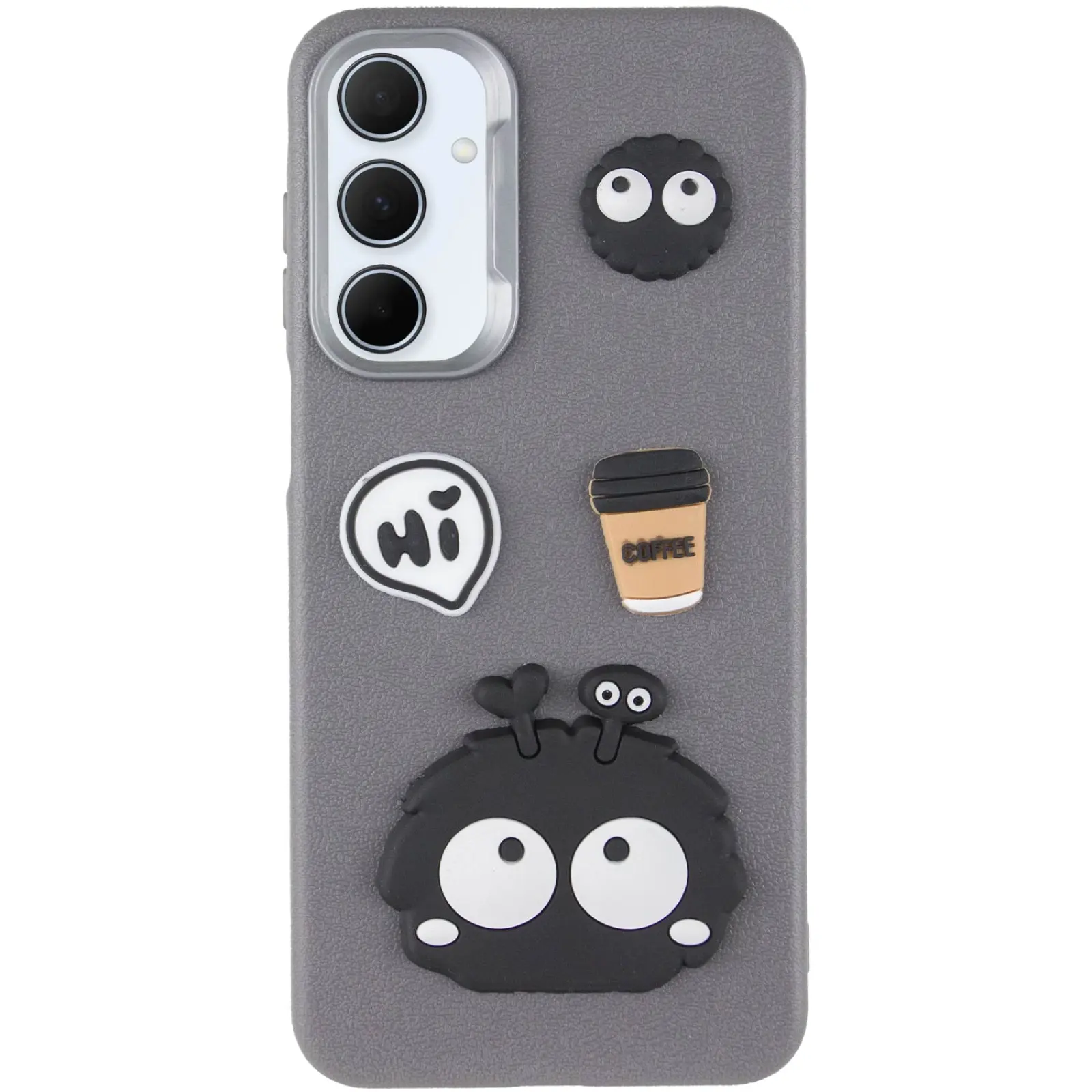 Чехол TPU Leather Toys для Samsung Galaxy S24 FE, Monster / Grey 1, TPU, купить оптом с доставкой