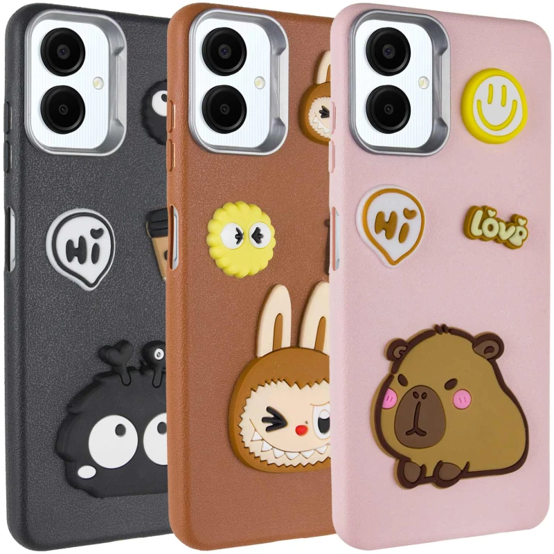 Чехол TPU Leather Toys для Samsung Galaxy A06, TPU, купить оптом с доставкой