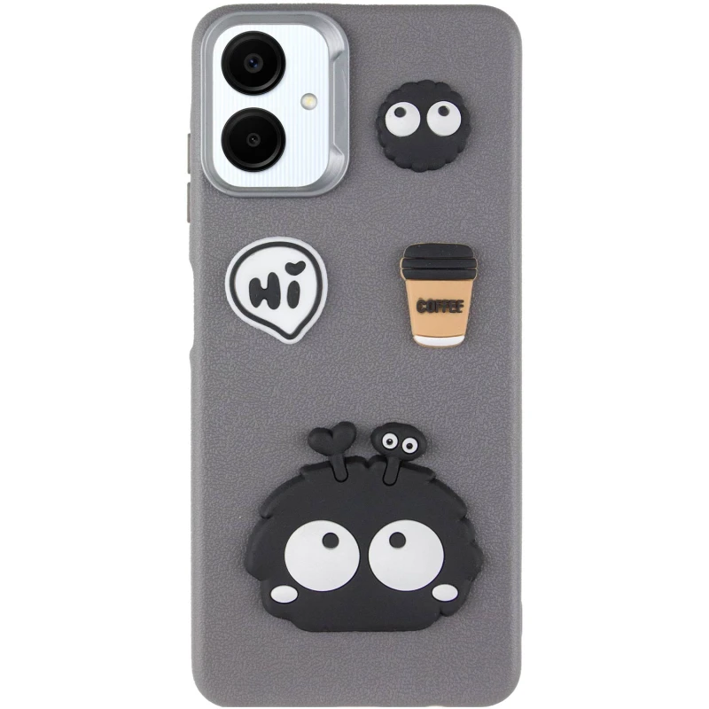 Чехол TPU Leather Toys для Samsung Galaxy A06, Monster / Grey 1, TPU, купить оптом с доставкой