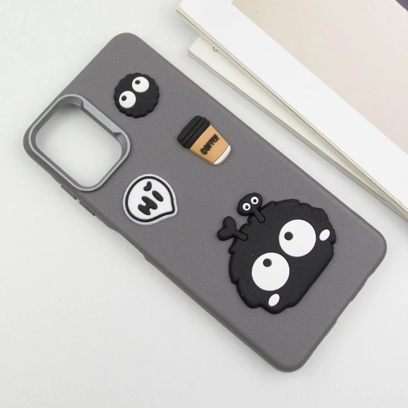 Чехол TPU Leather Toys для Samsung Galaxy A06, Monster / Grey 2, TPU, купить оптом с доставкой