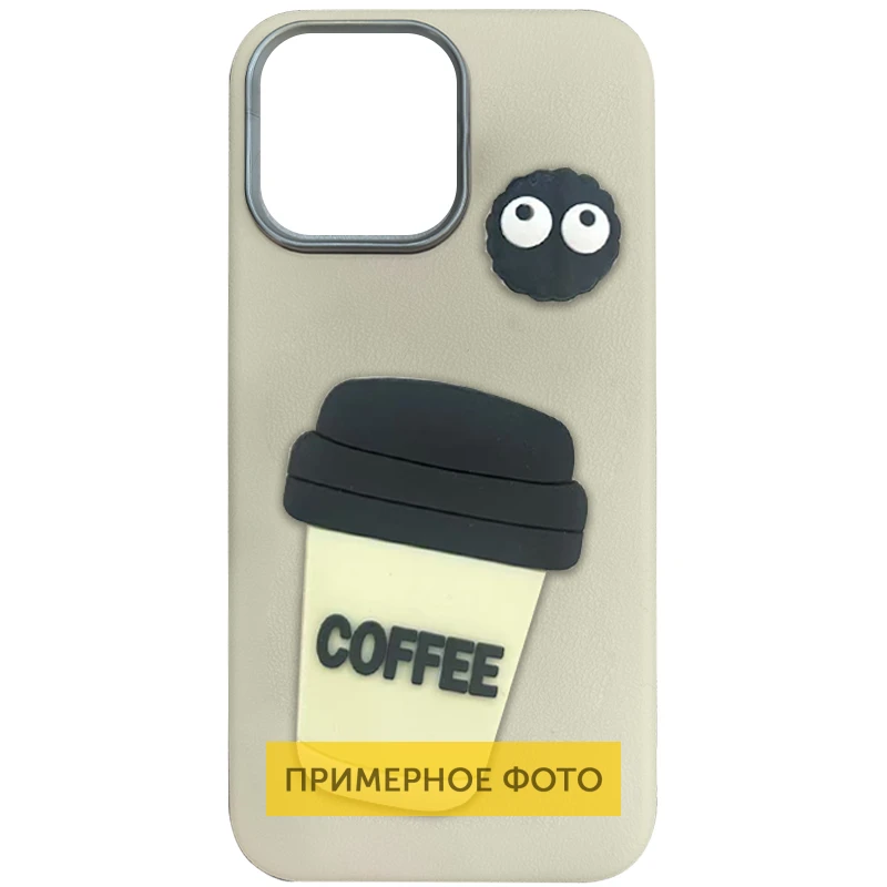 Чехол TPU Leather Toys для Xiaomi Redmi Note 14 Pro 5G, Coffee / Sand, TPU, купить оптом с доставкой