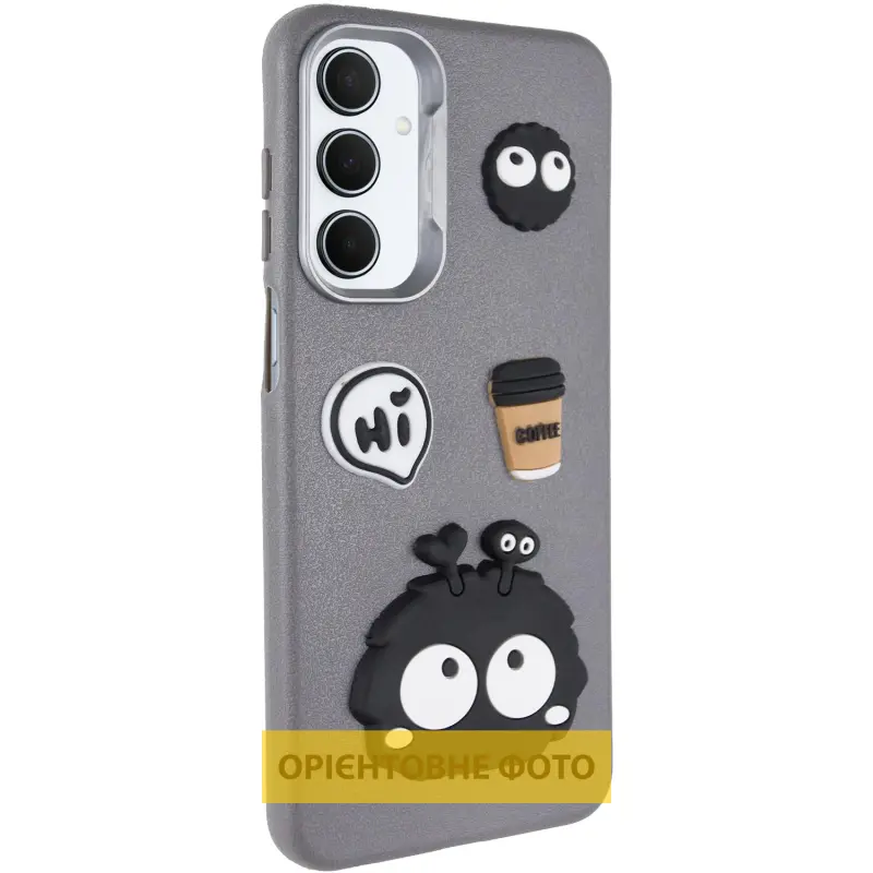 Чехол TPU Leather Toys для Motorola Moto G05, Monster / Grey, TPU, купить оптом с доставкой