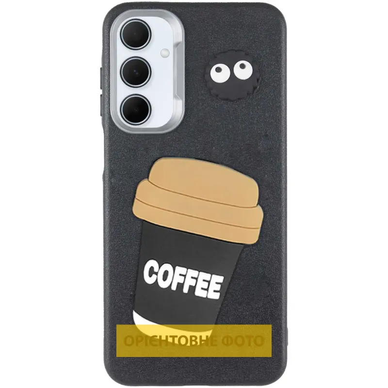 Чехол TPU Leather Toys для Motorola Moto G15 4G, Coffee / Black, TPU, купить оптом с доставкой