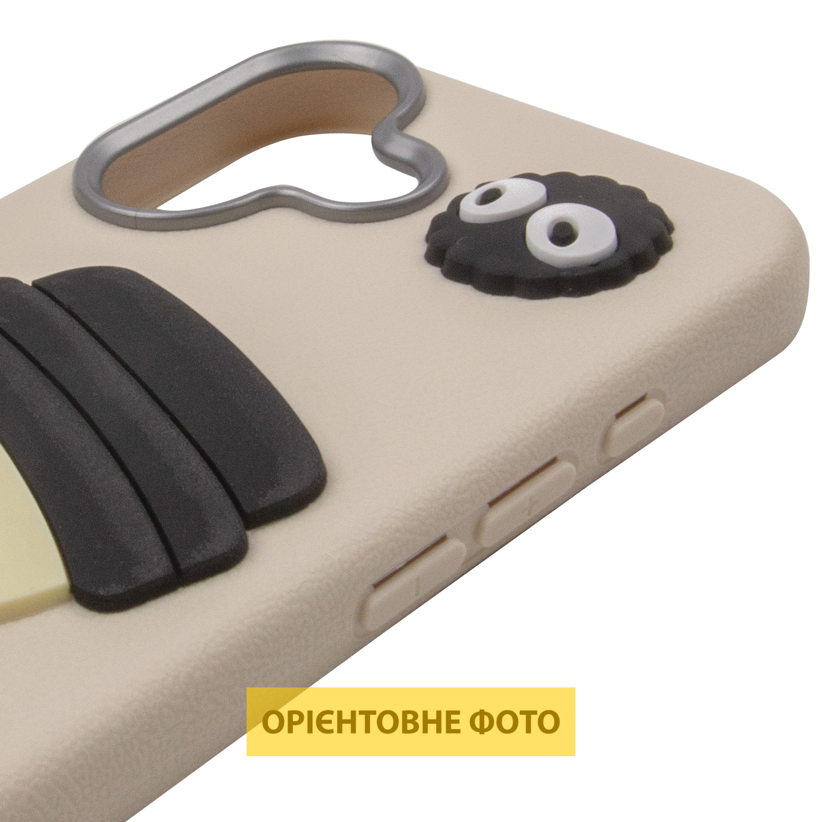 Чехол TPU Leather Toys для Apple iPhone 17 (6.3"), Coffee / Sand 3, TPU, купить оптом с доставкой