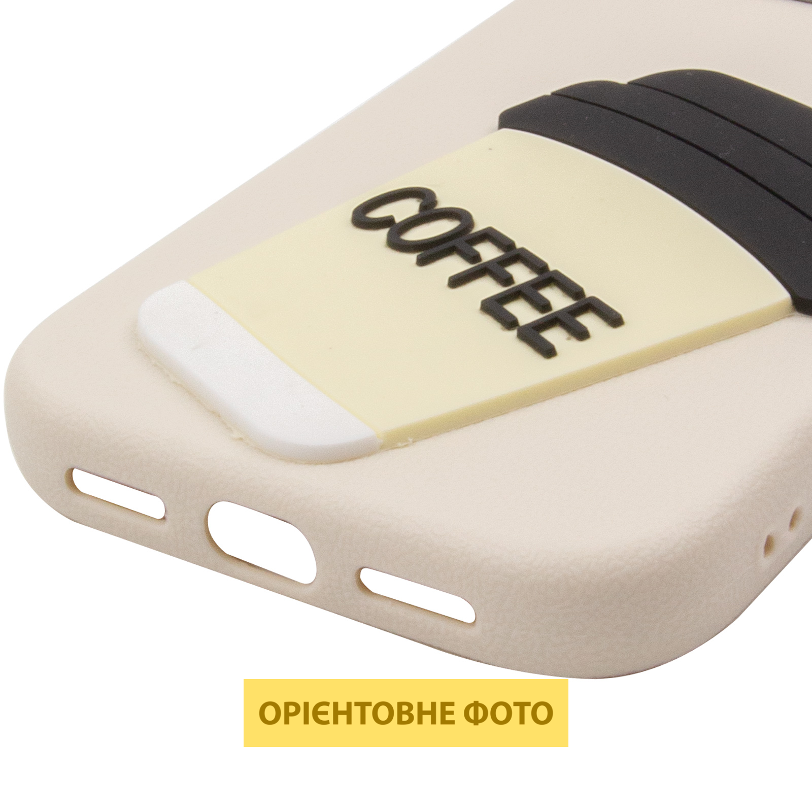 Чехол TPU Leather Toys для Apple iPhone 17 (6.3"), Coffee / Sand 4, TPU, купить оптом с доставкой