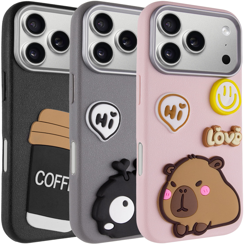 Чехол TPU Leather Toys для Apple iPhone 17 Pro (6.3"), TPU, купить оптом с доставкой