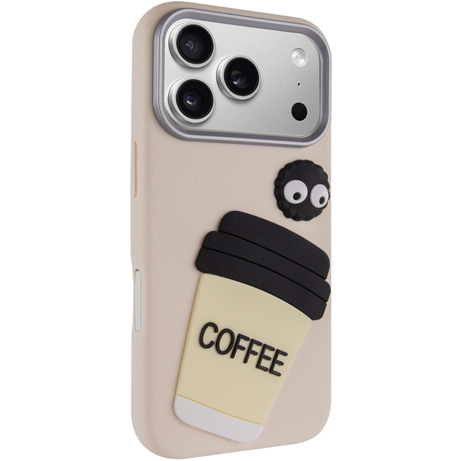 Чехол TPU Leather Toys для Apple iPhone 17 Pro (6.3"), Coffee / Sand, TPU, купить оптом с доставкой