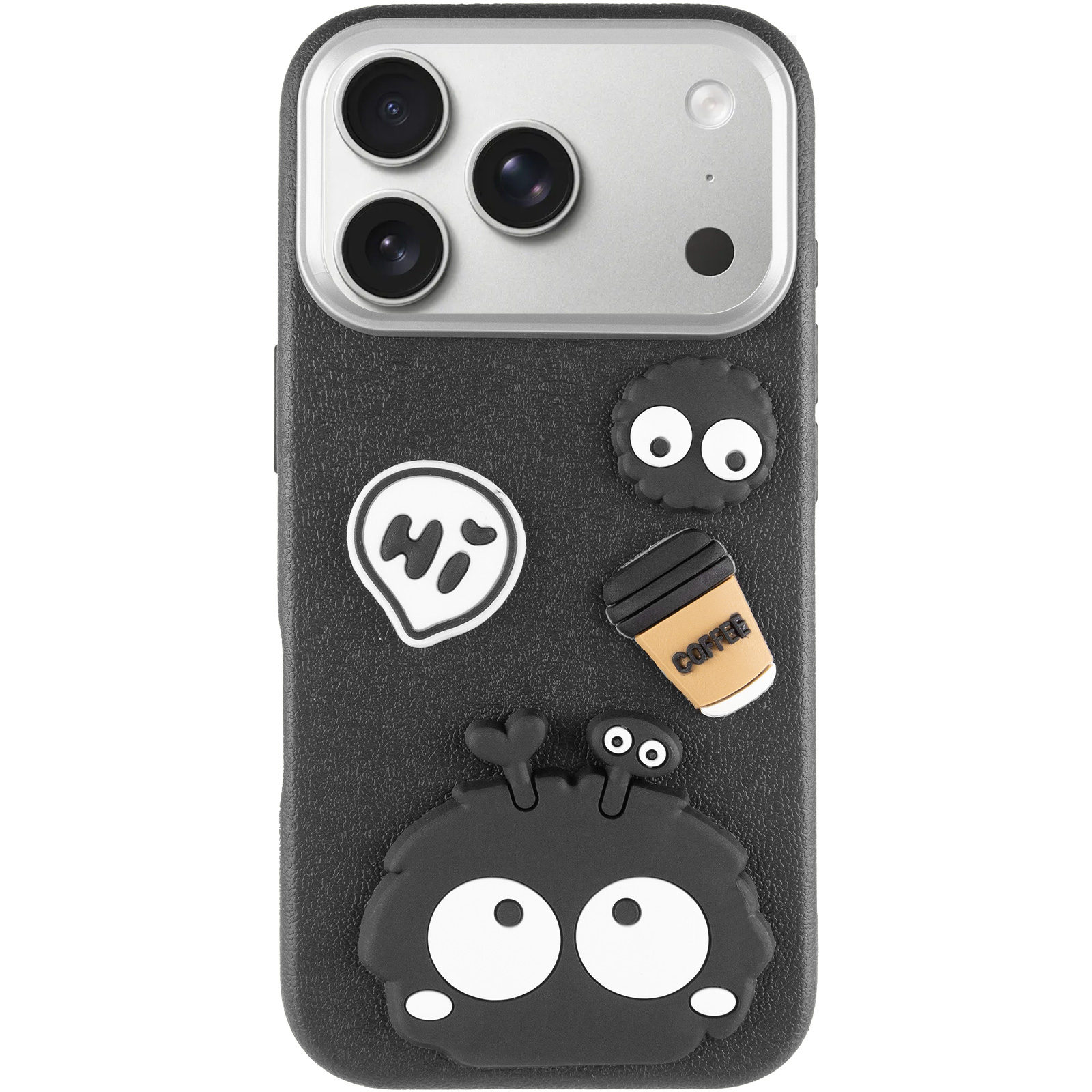 Чехол TPU Leather Toys для Apple iPhone 17 Pro (6.3"), Monster / Black 1, TPU, купить оптом с доставкой