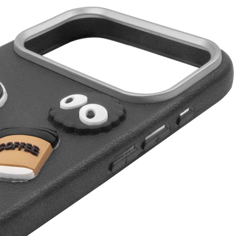 Чехол TPU Leather Toys для Apple iPhone 17 Pro (6.3"), Monster / Black 3, TPU, купить оптом с доставкой