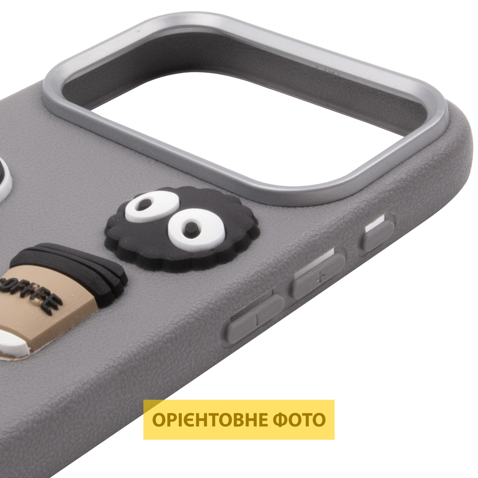Чехол TPU Leather Toys для Apple iPhone 17 Pro Max (6.9"), Monster / Grey 3, TPU, купить оптом с доставкой