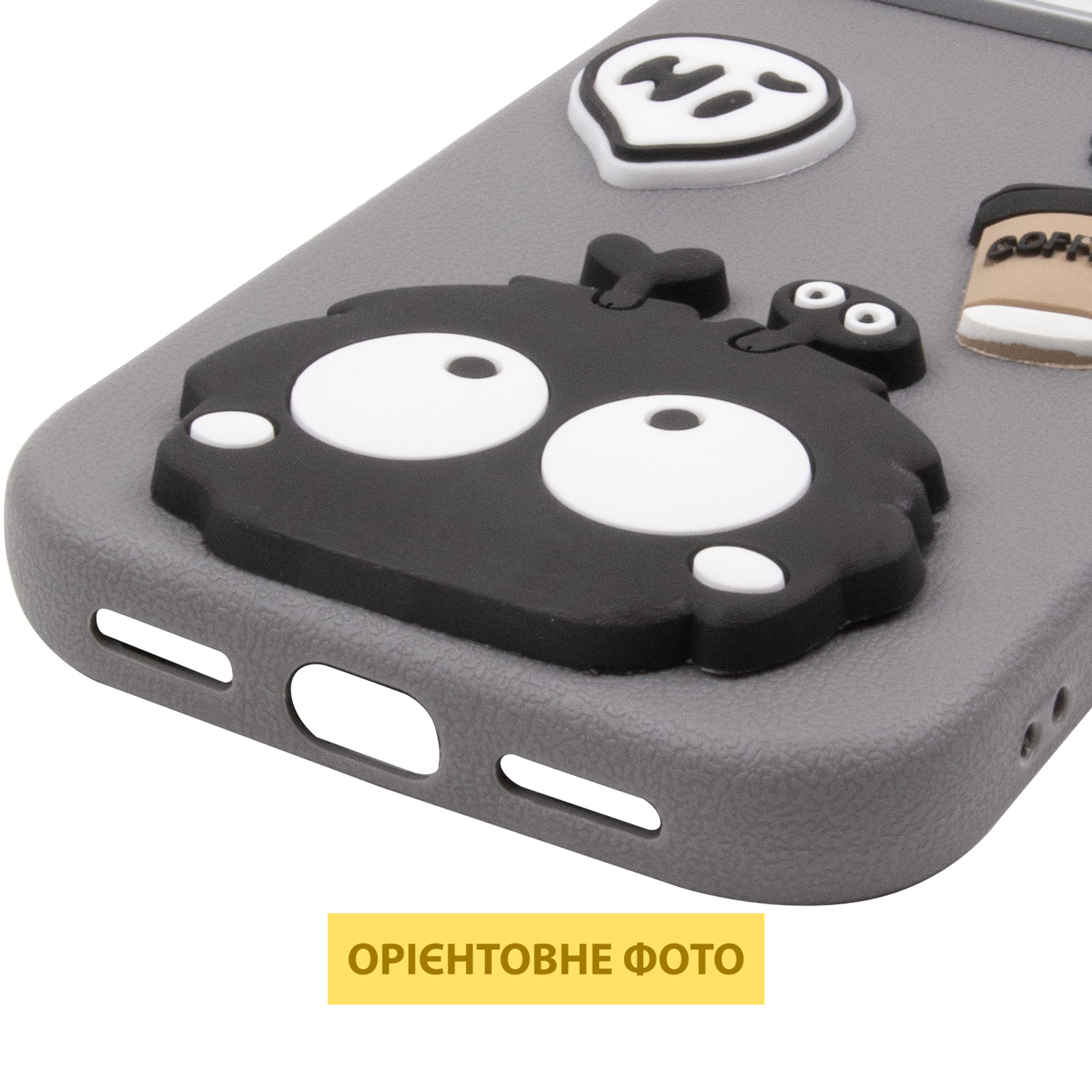 Чехол TPU Leather Toys для Apple iPhone 17 Pro Max (6.9"), Monster / Grey 4, TPU, купить оптом с доставкой