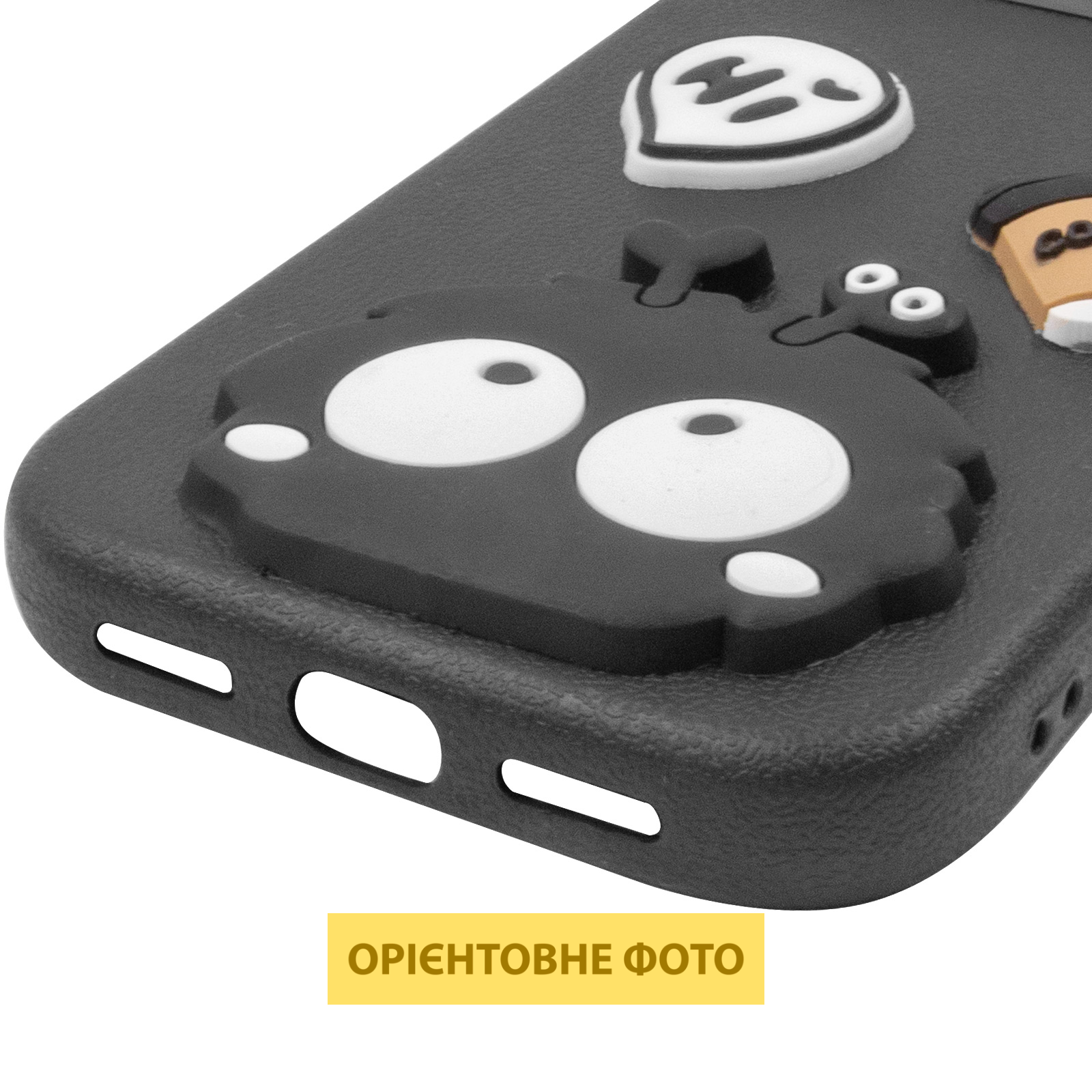 Чехол TPU Leather Toys для Apple iPhone 17 Pro Max (6.9"), Monster / Black 4, TPU, купить оптом с доставкой