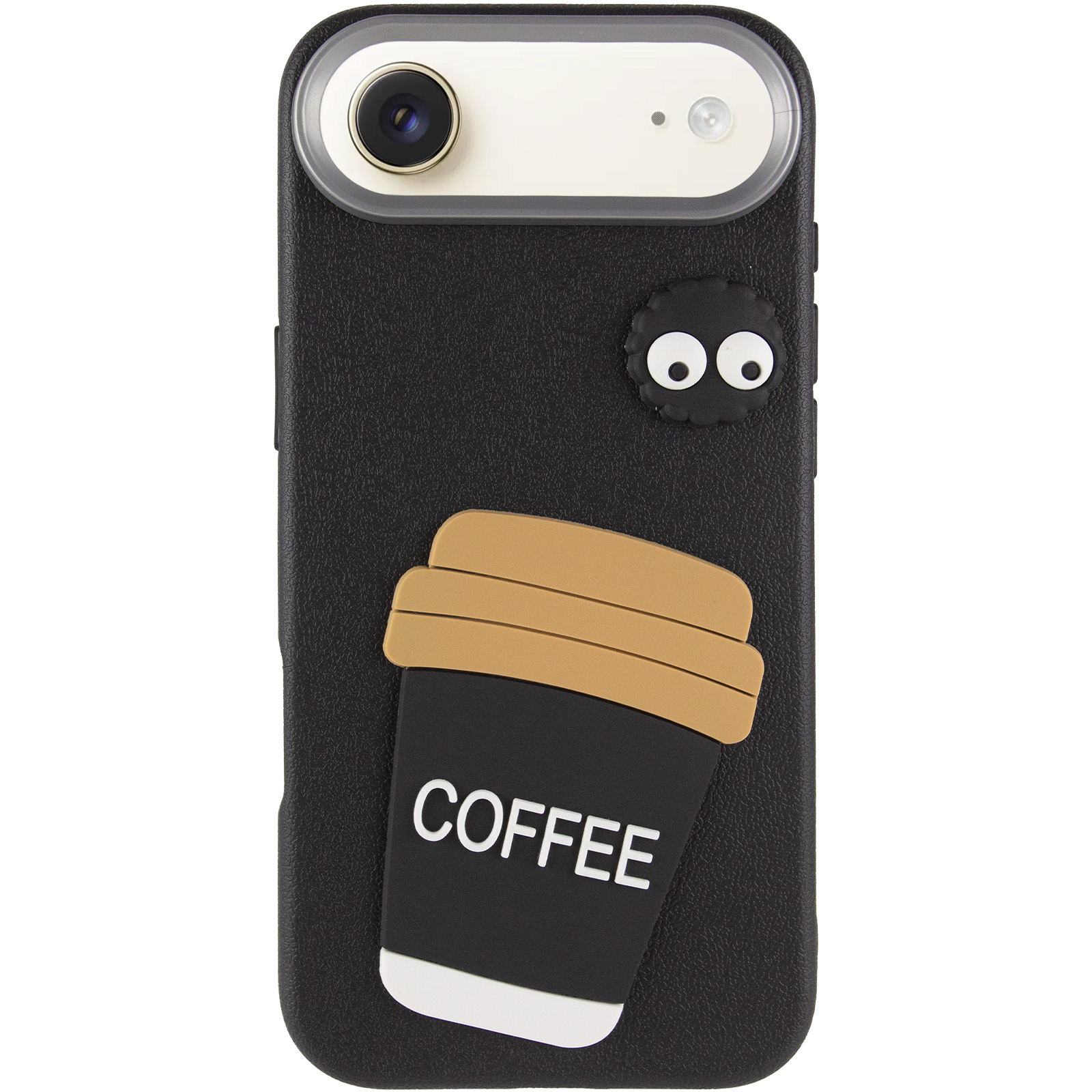 Чохол TPU Leather Toys для Apple iPhone 17 Air (6.5"), Coffee / Black 1, Штучна шкіра, купити оптом з доставкою