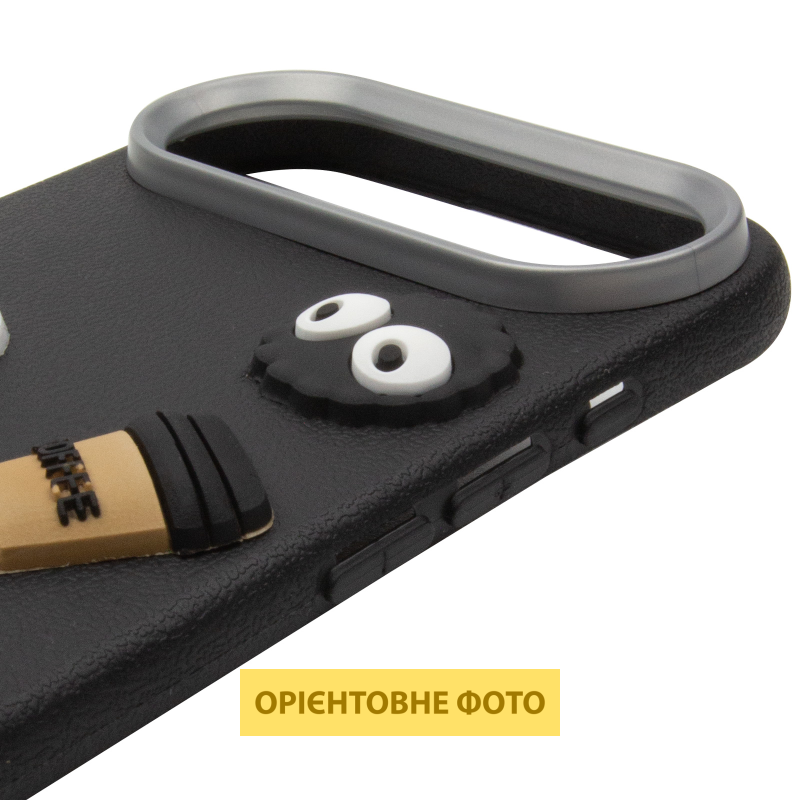 Чохол TPU Leather Toys для Apple iPhone 17 Air (6.5"), Monster / Black 3, Штучна шкіра, купити оптом з доставкою