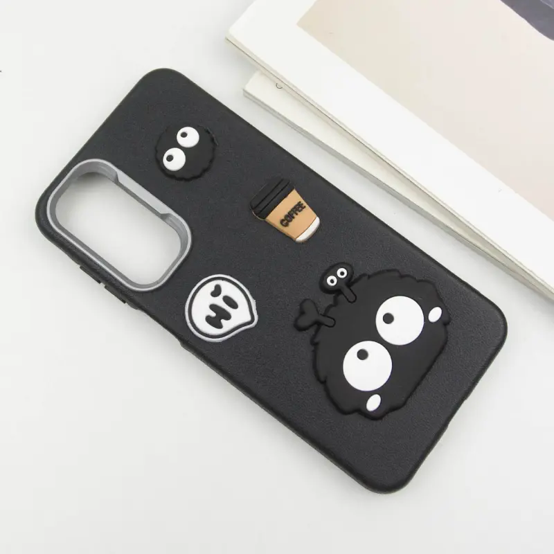 Чехол TPU Leather Toys для Samsung Galaxy S25 FE, Monster / Black 1, TPU, купить оптом с доставкой
