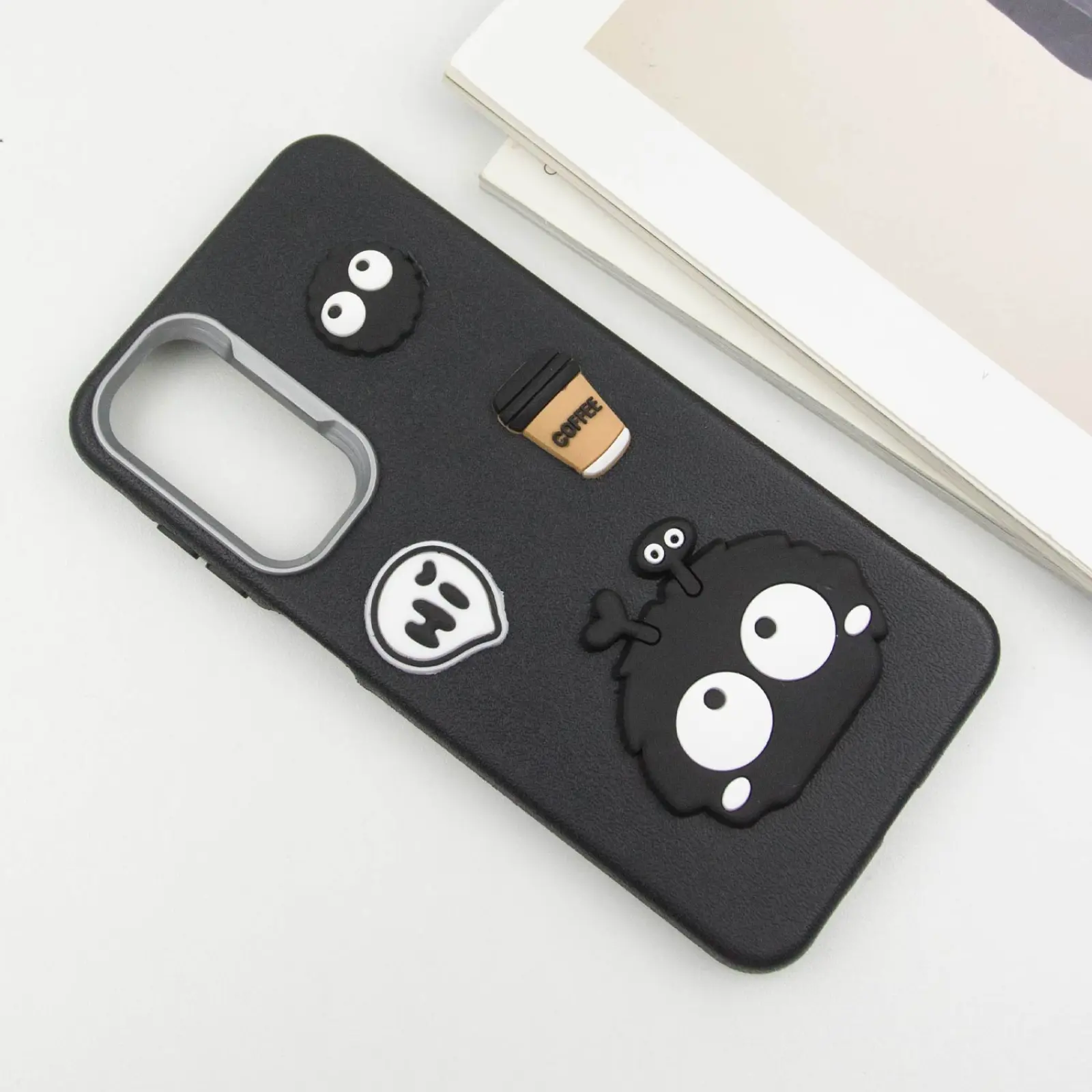 Чехол TPU Leather Toys для Samsung Galaxy S25 FE, Monster / Black 1, TPU, купить оптом с доставкой