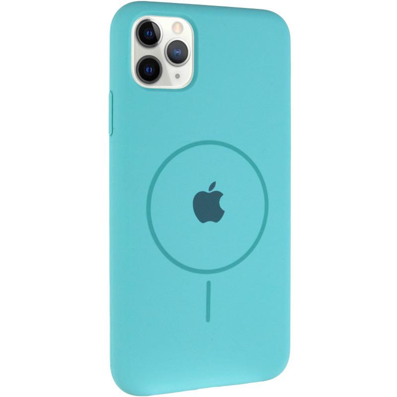 Чохол Silicone Case Full Protective (AA) with MagSafe для Apple iPhone 11 Pro Max (6.5) на малюнкі №1
