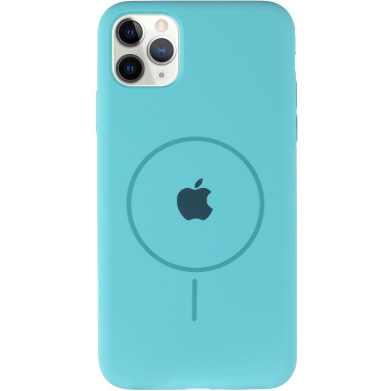 Чохол Silicone Case Full Protective (AA) with MagSafe для Apple iPhone 11 Pro Max (6.5) на малюнкі №2
