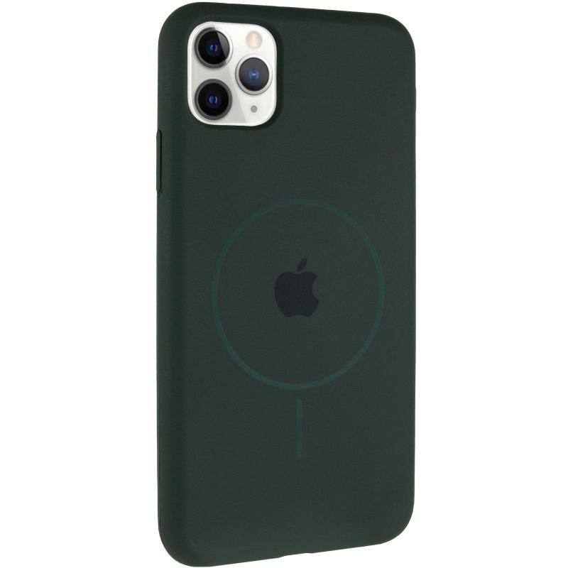 Чохол Silicone Case Full Protective (AA) with MagSafe для Apple iPhone 11 Pro Max (6.5) на малюнкі №1
