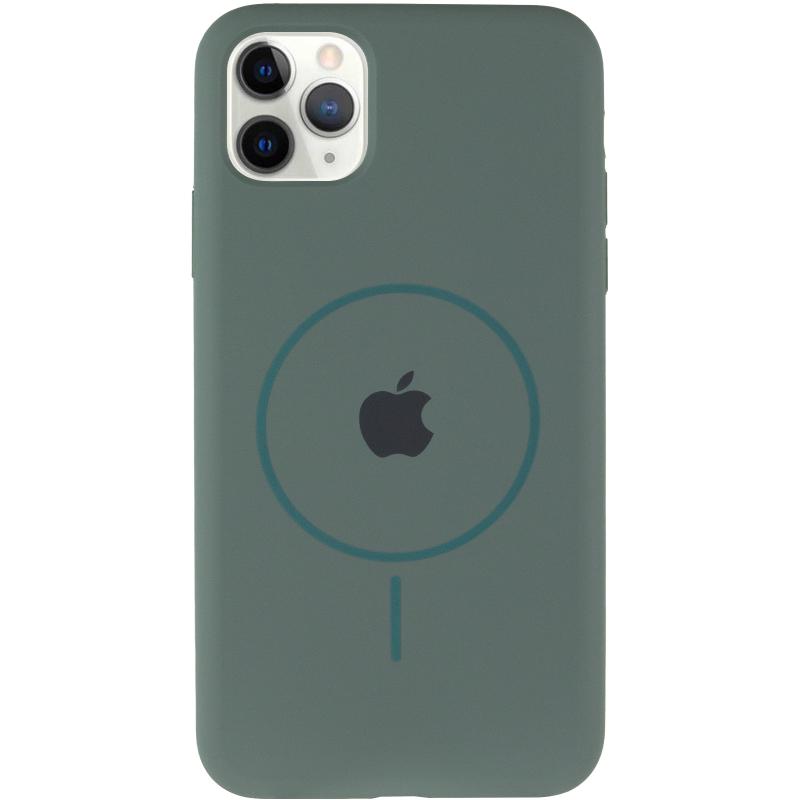Чохол Silicone Case Full Protective (AA) with MagSafe для Apple iPhone 11 Pro Max (6.5) на малюнкі №2