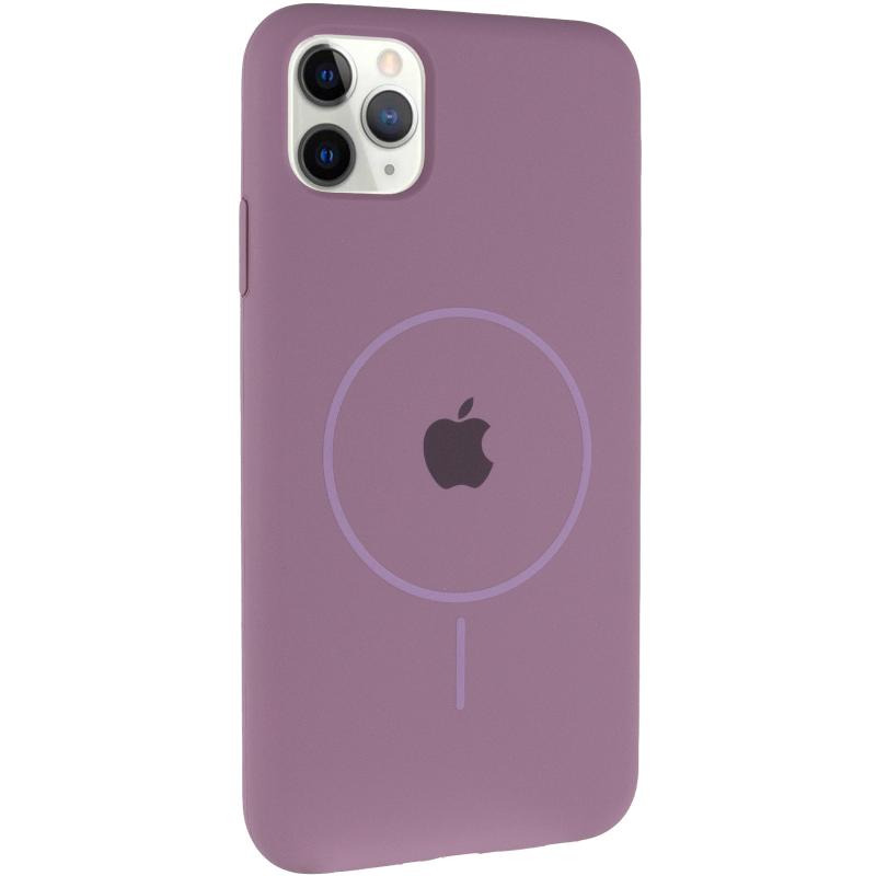 Чохол Silicone Case Full Protective (AA) with MagSafe для Apple iPhone 11 Pro Max (6.5) на малюнкі №1