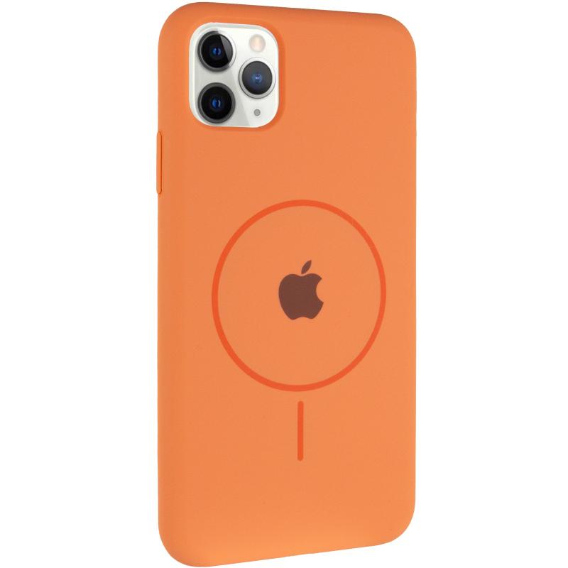 Чохол Silicone Case Full Protective (AA) with MagSafe для Apple iPhone 11 Pro Max (6.5) на малюнкі №1