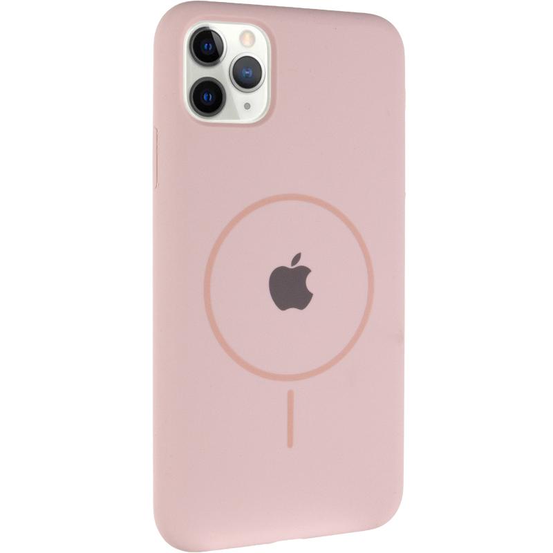 Чохол Silicone Case Full Protective (AA) with MagSafe для Apple iPhone 11 Pro Max (6.5) на малюнкі №1