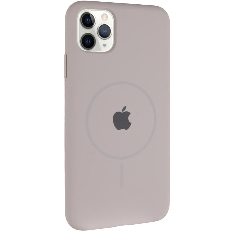 Чохол Silicone Case Full Protective (AA) with MagSafe для Apple iPhone 11 Pro Max (6.5) на малюнкі №1
