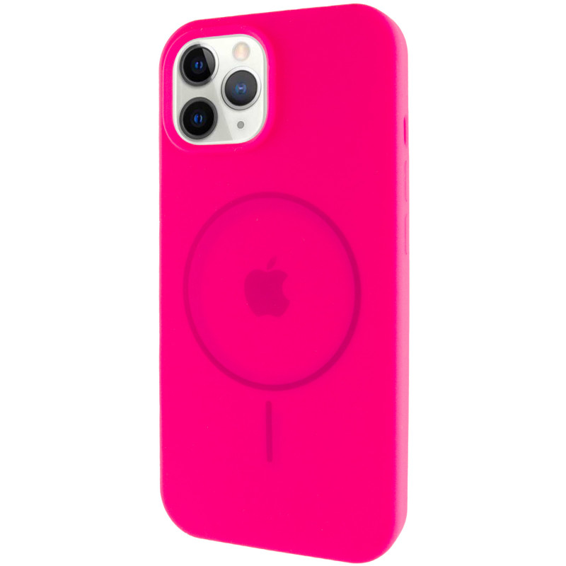 Чехол Silicone Case Full Protective (AA) with MagSafe для Apple iPhone 12 Pro / 12 (6.1) на картинке №1