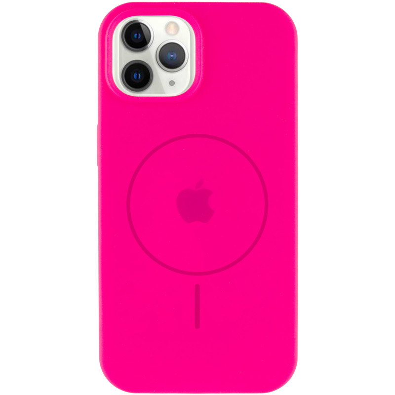 Чехол Silicone Case Full Protective (AA) with MagSafe для Apple iPhone 12 Pro / 12 (6.1) на картинке №2