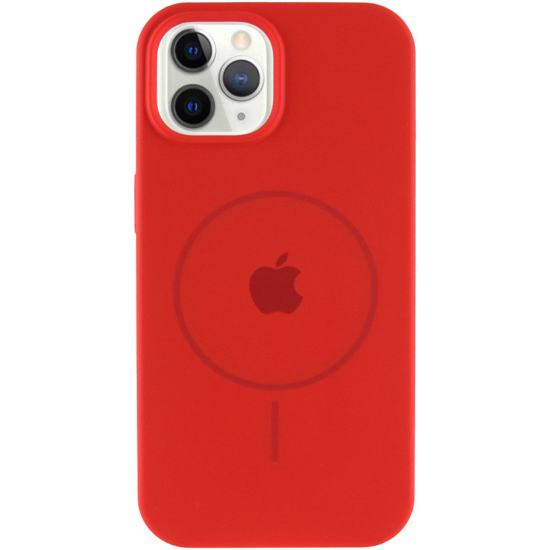 Чохол Silicone Case Full Protective (AA) with MagSafe для Apple iPhone 12 Pro Max (6.7) на малюнкі №2