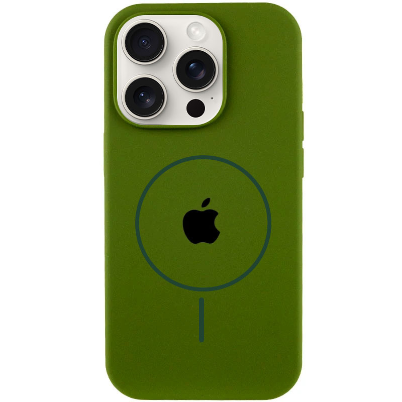 Чехол Silicone Case Full Protective (AA) with MagSafe для Apple iPhone 14 Pro Max (6.7) на картинке №1