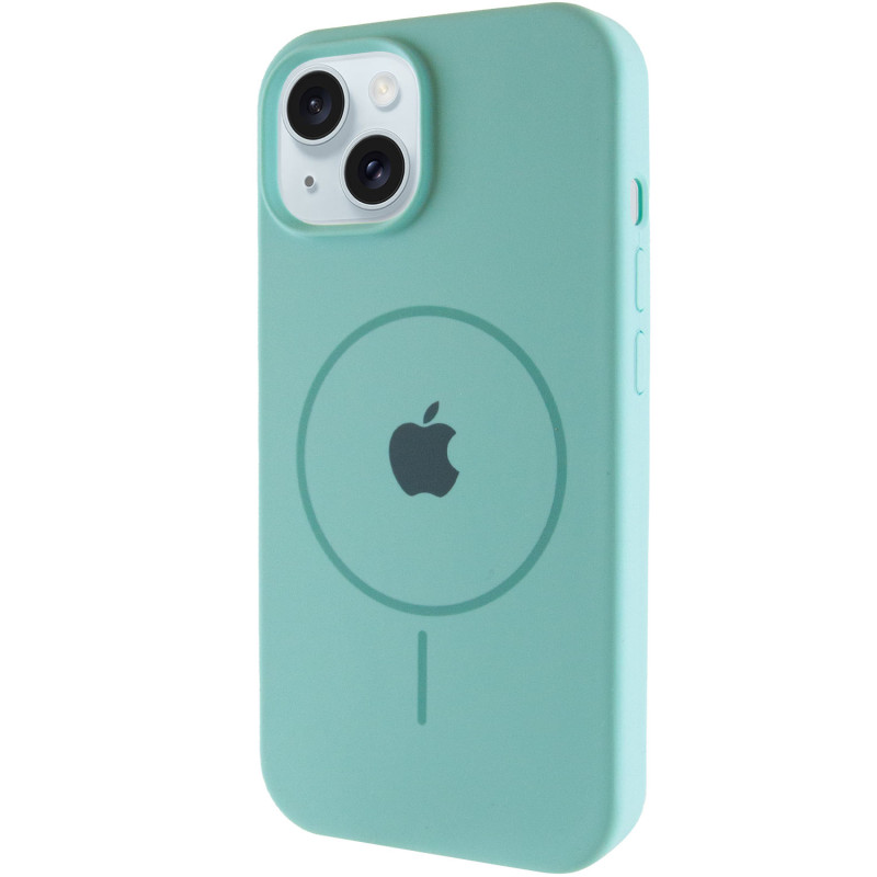 Чохол Silicone Case Full Protective (AA) with MagSafe для Apple iPhone 15 (6.1) на малюнкі №1