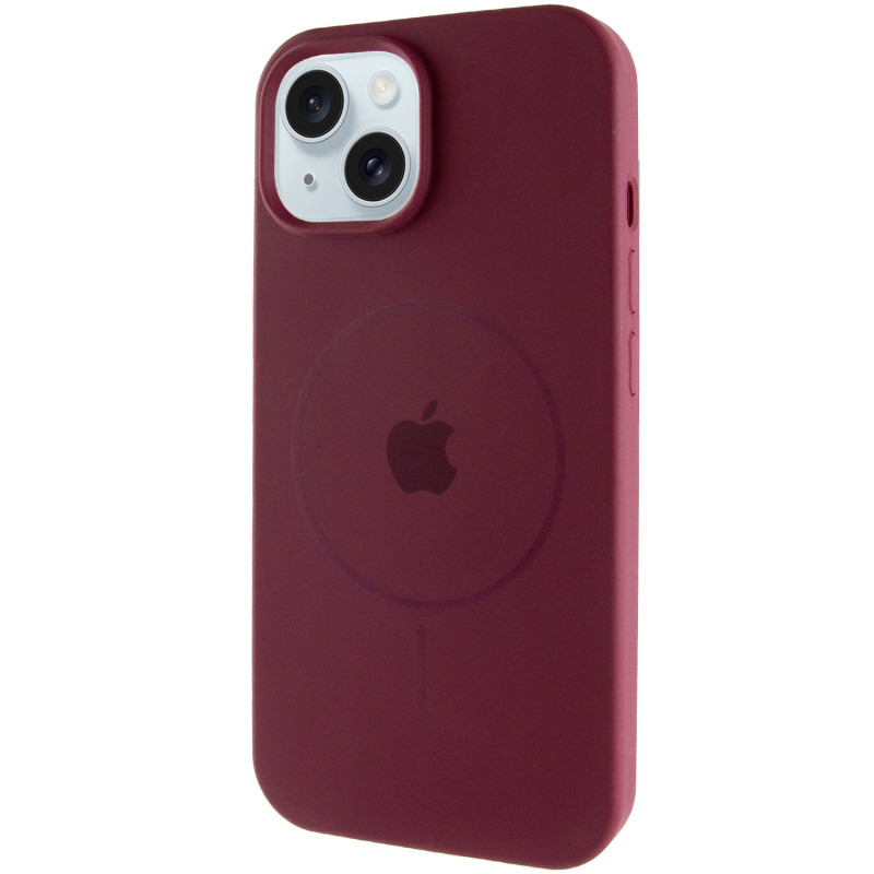Чохол Silicone Case Full Protective (AA) with MagSafe для Apple iPhone 15 (6.1) на малюнкі №1