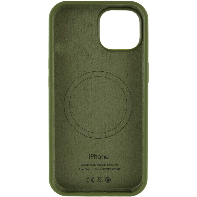 Чохол Silicone Case Full Protective (AA) with MagSafe для Apple iPhone 15 (6.1) на малюнкі №3