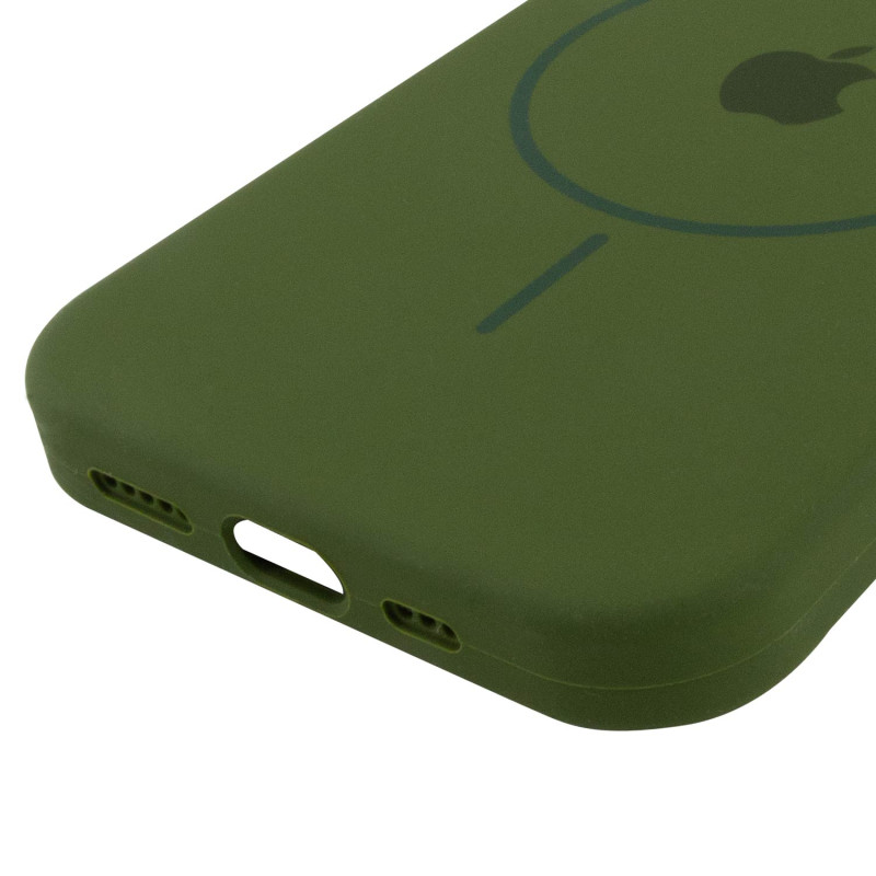 Чохол Silicone Case Full Protective (AA) with MagSafe для Apple iPhone 15 (6.1) на малюнкі №5