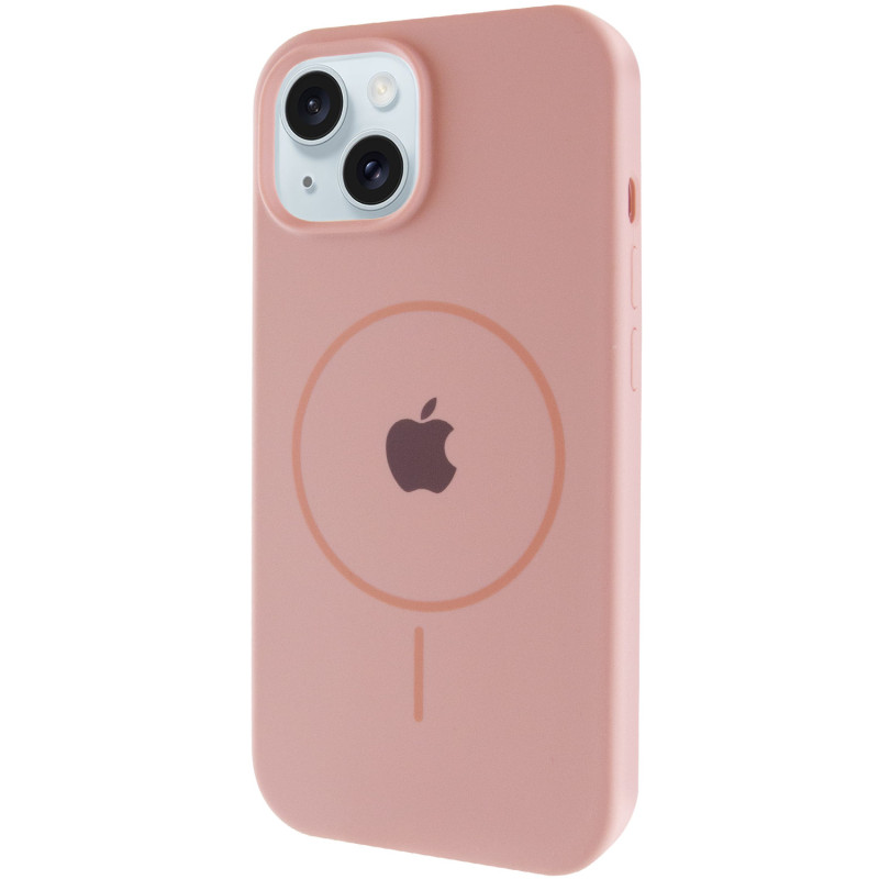 Чохол Silicone Case Full Protective (AA) with MagSafe для Apple iPhone 15 (6.1) на малюнкі №1