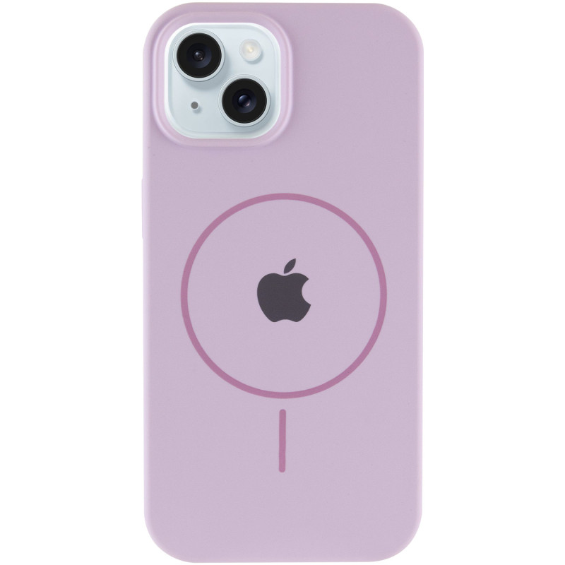 Чохол Silicone Case Full Protective (AA) with MagSafe для Apple iPhone 15 (6.1) на малюнкі №2