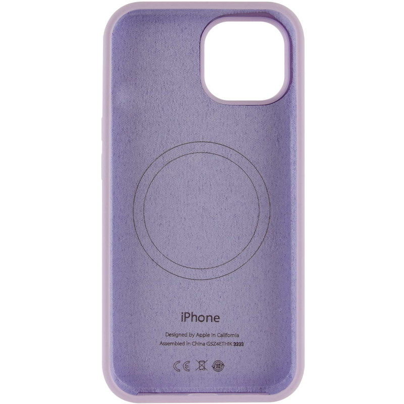 Чохол Silicone Case Full Protective (AA) with MagSafe для Apple iPhone 15 (6.1) на малюнкі №3