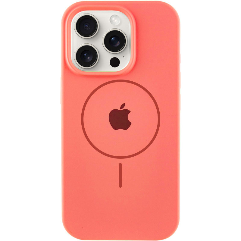 Чохол Silicone Case Full Protective (AA) with MagSafe для Apple iPhone 15 Pro (6.1) на малюнкі №1