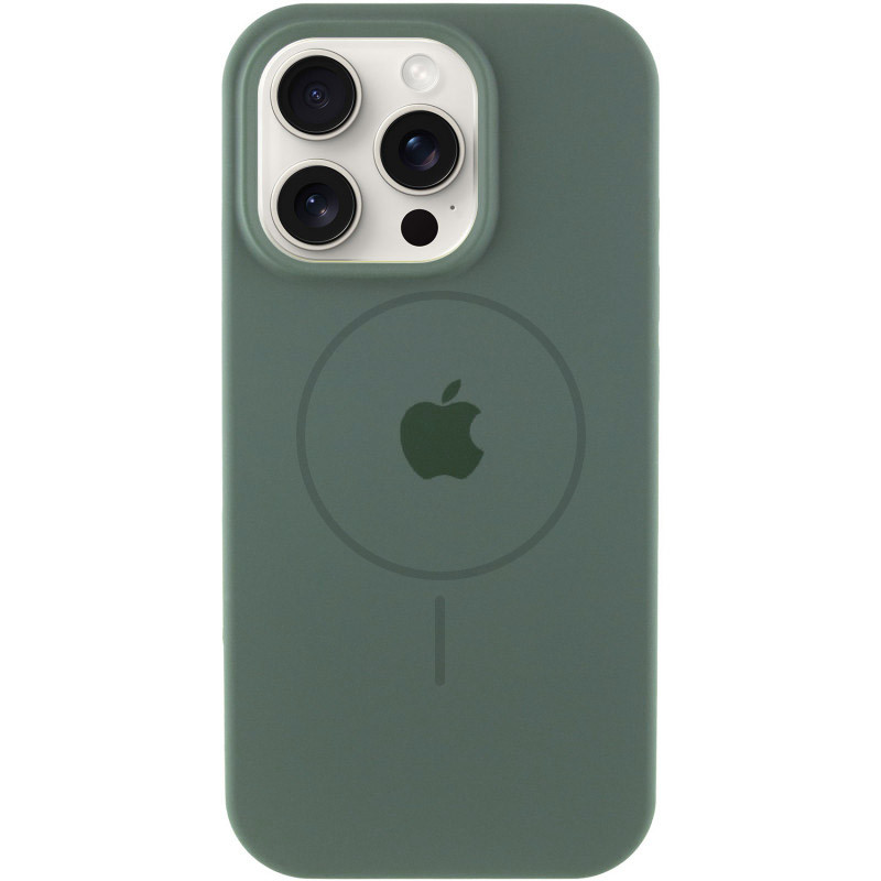 Чехол Silicone Case Full Protective (AA) with MagSafe для Apple iPhone 15 Pro (6.1) на картинке №1