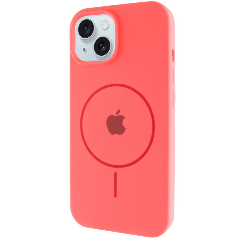 Чохол Silicone Case Full Protective (AA) with MagSafe для Apple iPhone 15 Plus (6.7) на малюнкі №1