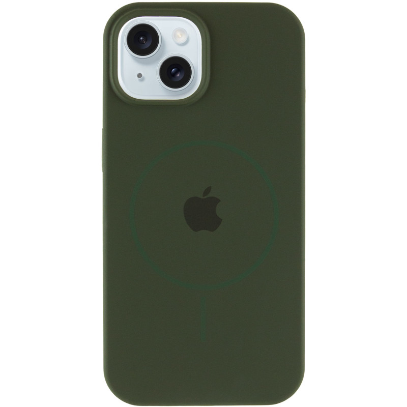 Чохол Silicone Case Full Protective (AA) with MagSafe для Apple iPhone 15 Plus (6.7) на малюнкі №2