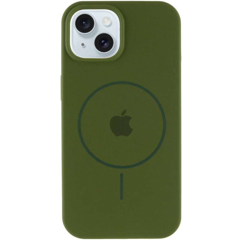 Чохол Silicone Case Full Protective (AA) with MagSafe для Apple iPhone 15 Plus (6.7) на малюнкі №2