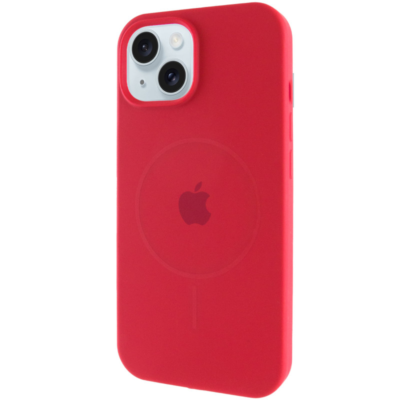 Чохол Silicone Case Full Protective (AA) with MagSafe для Apple iPhone 15 Plus (6.7) на малюнкі №1