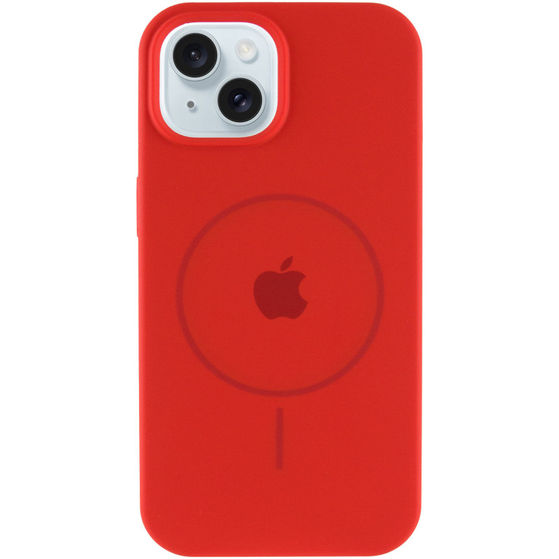 Чохол Silicone Case Full Protective (AA) with MagSafe для Apple iPhone 15 Plus (6.7) на малюнкі №2