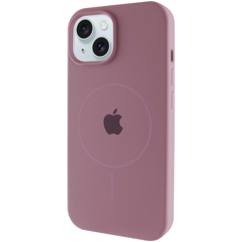 Чохол Silicone Case Full Protective (AA) with MagSafe для Apple iPhone 15 Plus (6.7) на малюнкі №1
