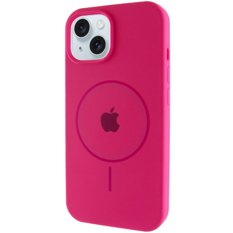 Чохол Silicone Case Full Protective (AA) with MagSafe для Apple iPhone 15 Plus (6.7) на малюнкі №1