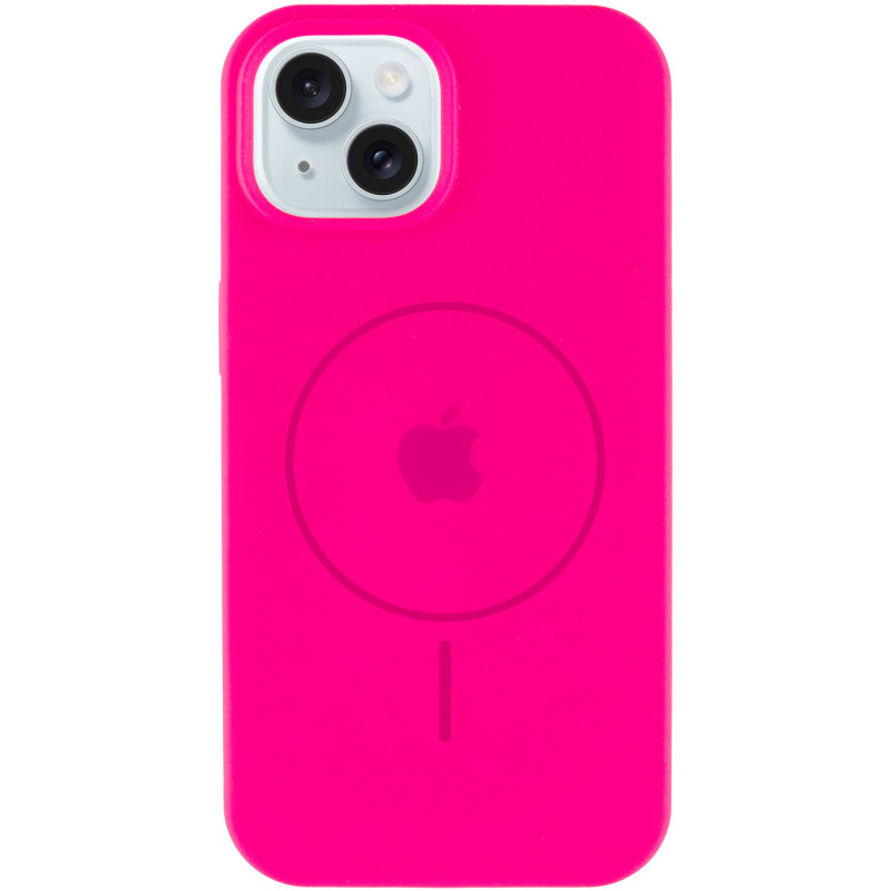 Чохол Silicone Case Full Protective (AA) with MagSafe для Apple iPhone 15 Plus (6.7) на малюнкі №2